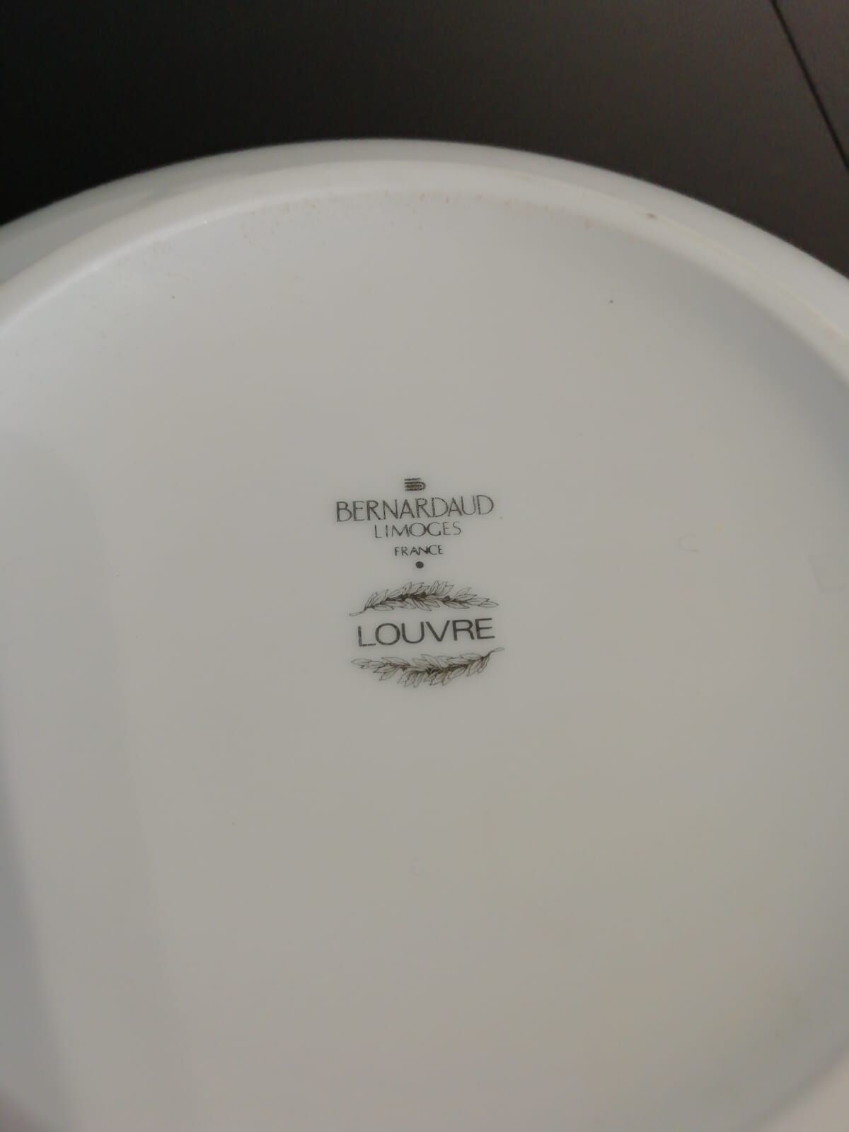 Salad bowl Bernardaud Limoges model Louvre