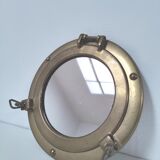 Mirror porthole brass diameter 20cm