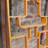 Czech trellis wooden veneer 1950, Ludvík Volak
