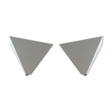 Lot of 2 ivory white appliques