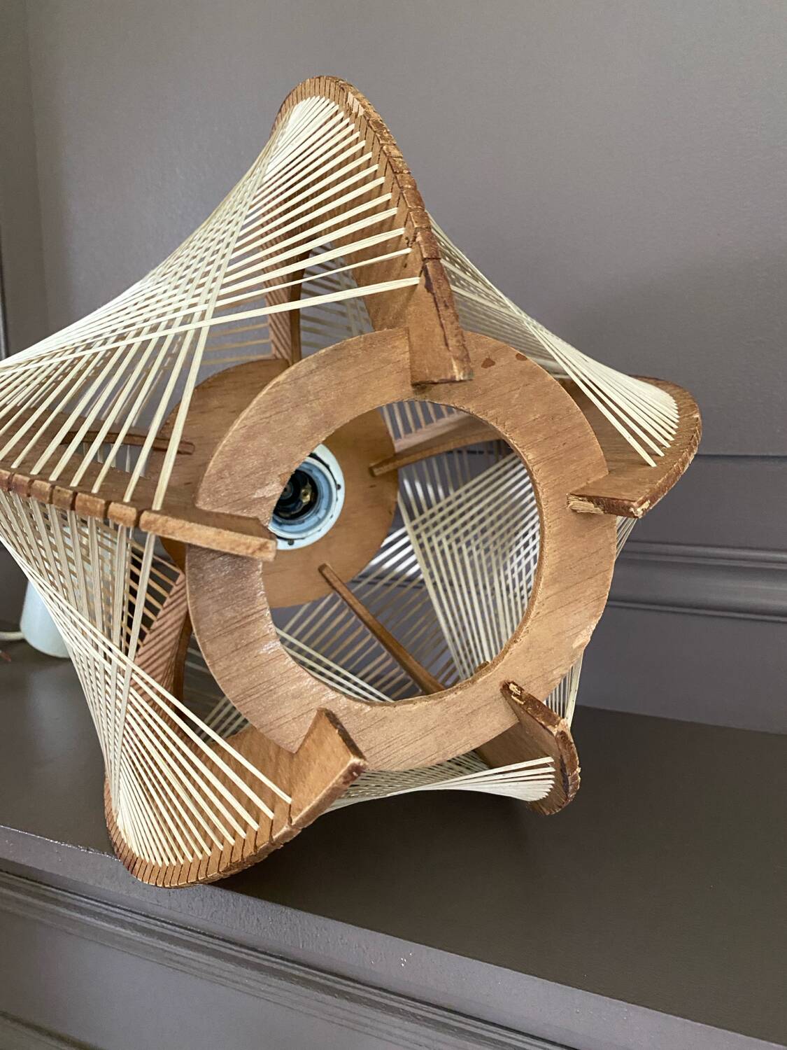 Vintage Scandinavian pendant light