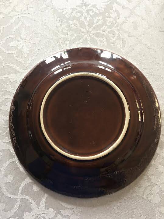 Assiette artisanale de malicorne ateliers moreau