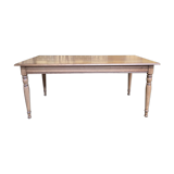 Solid oak farmhouse table Louis Philippe