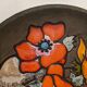 Decorative ceramic plate handmade country decoration