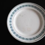 Set of 5 ironstone plates Moulin des Loups & Hamage