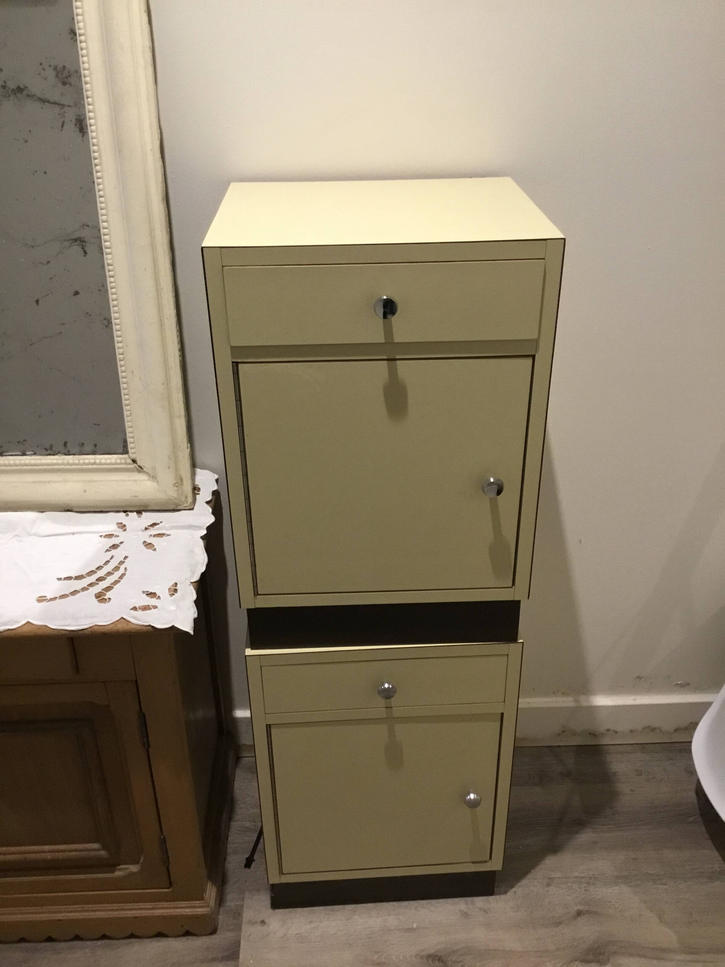 Nightstands / formica bedside tables