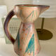Vase or ceramic pitcher signed François Ré Vallauris 50s