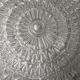 70s molded glass ceiling light
