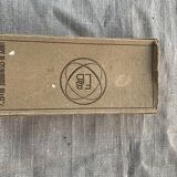 Old bicylindrical magnifier in its original vintage box