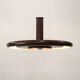 Suspension vintage marron Fog & Morup - Optima - Design Hans Due