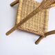 Porte-plantes vintage en osier et bambou