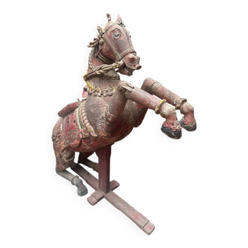 Old wooden horse