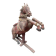 Old wooden horse