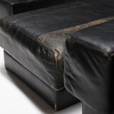 Living room set by Percival Lafer in leather Lafer SA Brazil