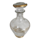 Carafe en verre décor biches et cerfs