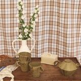 Olive green teapot