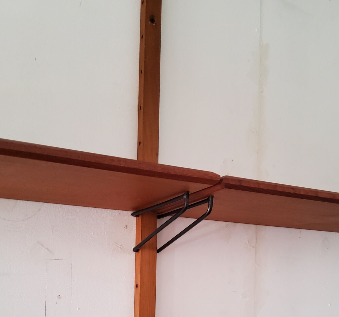 Danish vintage modular wall shelf, 1960