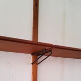 Danish vintage modular wall shelf, 1960