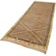 Turkish Handmade Vintage Anatolian Kilim 112 cm x 247 cm