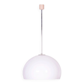 Mid-Century Chrome Chandelier by Guzzini for Meblo, Italy, 1970s