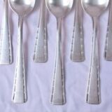 Spoons Ercuis silver metal covered service hallmark art deco
