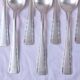Spoons Ercuis silver metal covered service hallmark art deco