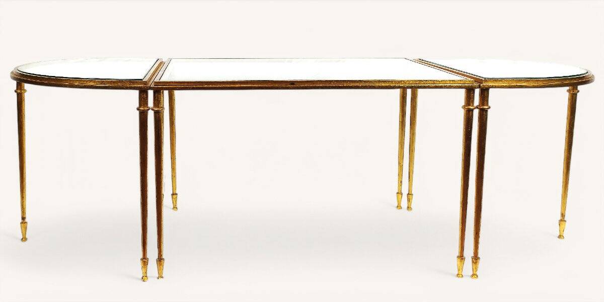 Coffee Table in 3 Pieces by Robert Thibier