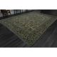 1970s Vintage Persian Handmade Wool Cotton Green Area Rug 265x368