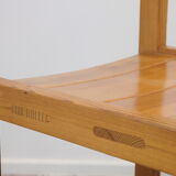 Vintage pine Scandinavian dinner set by Hugo Svensson for Bjarnums Mobelfrabiker