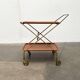 Mid-Century Teak and Metal Folding Bar by Silva Denmark, 1960s
