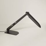 Black post-modern lamp by Philippe Michel, vintage design, Circa 1980
