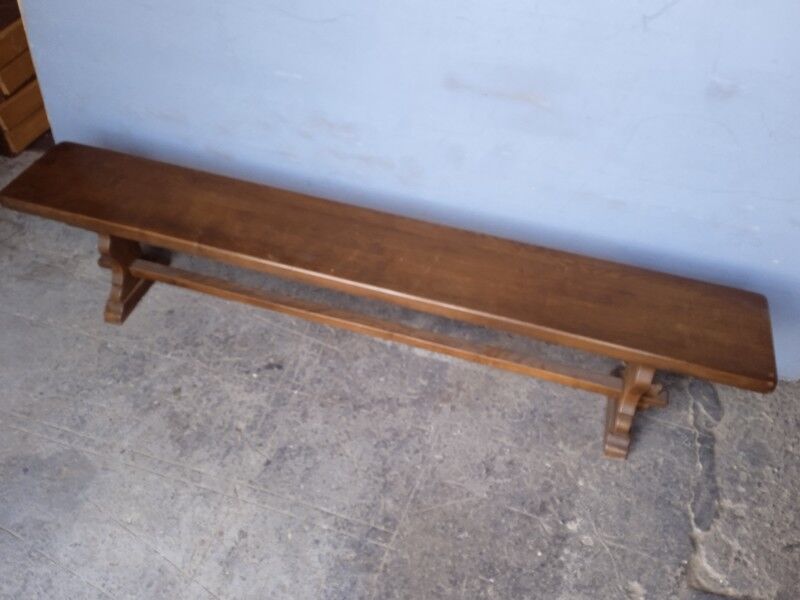Solid bench 2 meters period 1960
