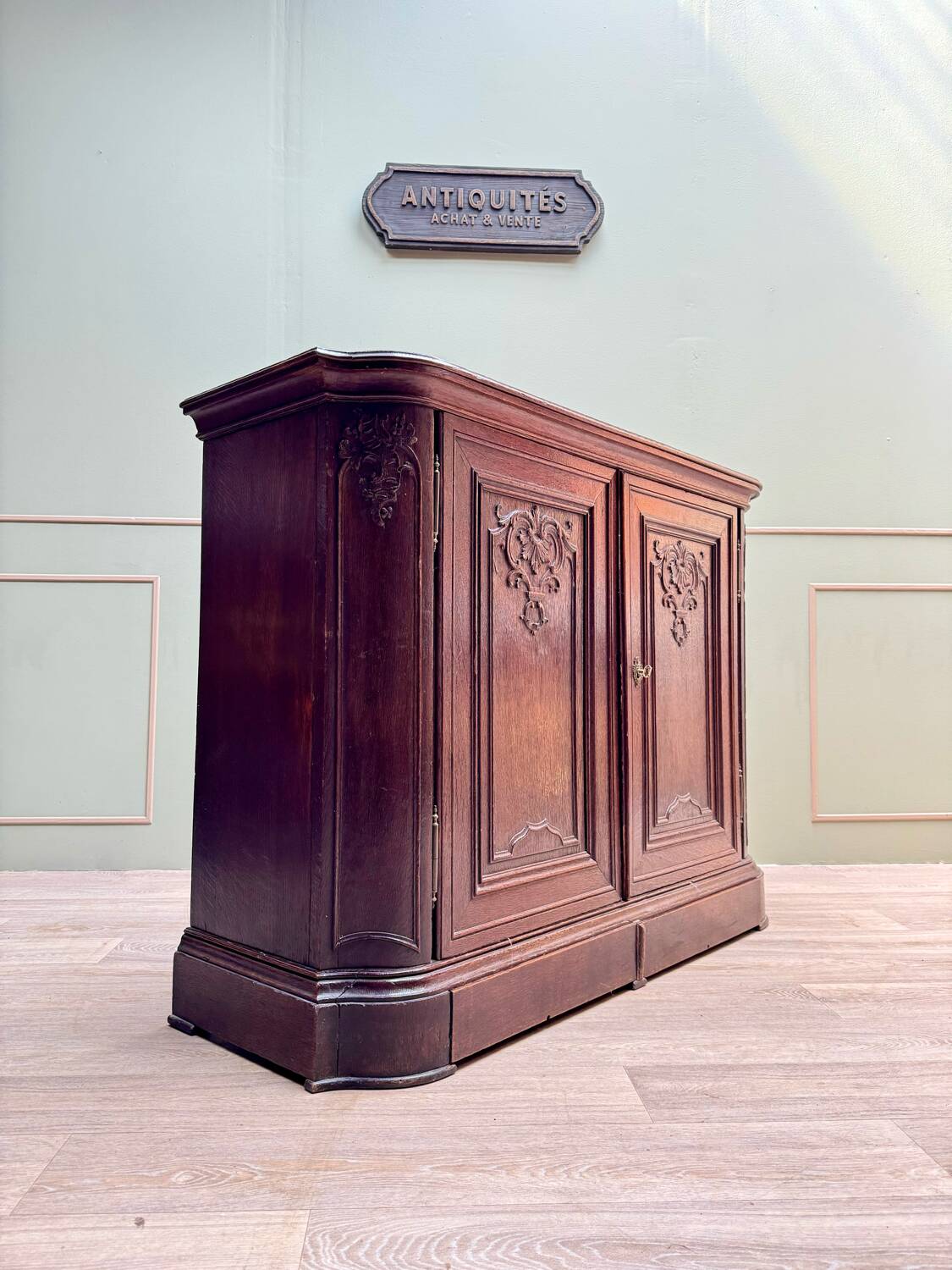 Oak Buffet From Regency Period XVIII Eme Century