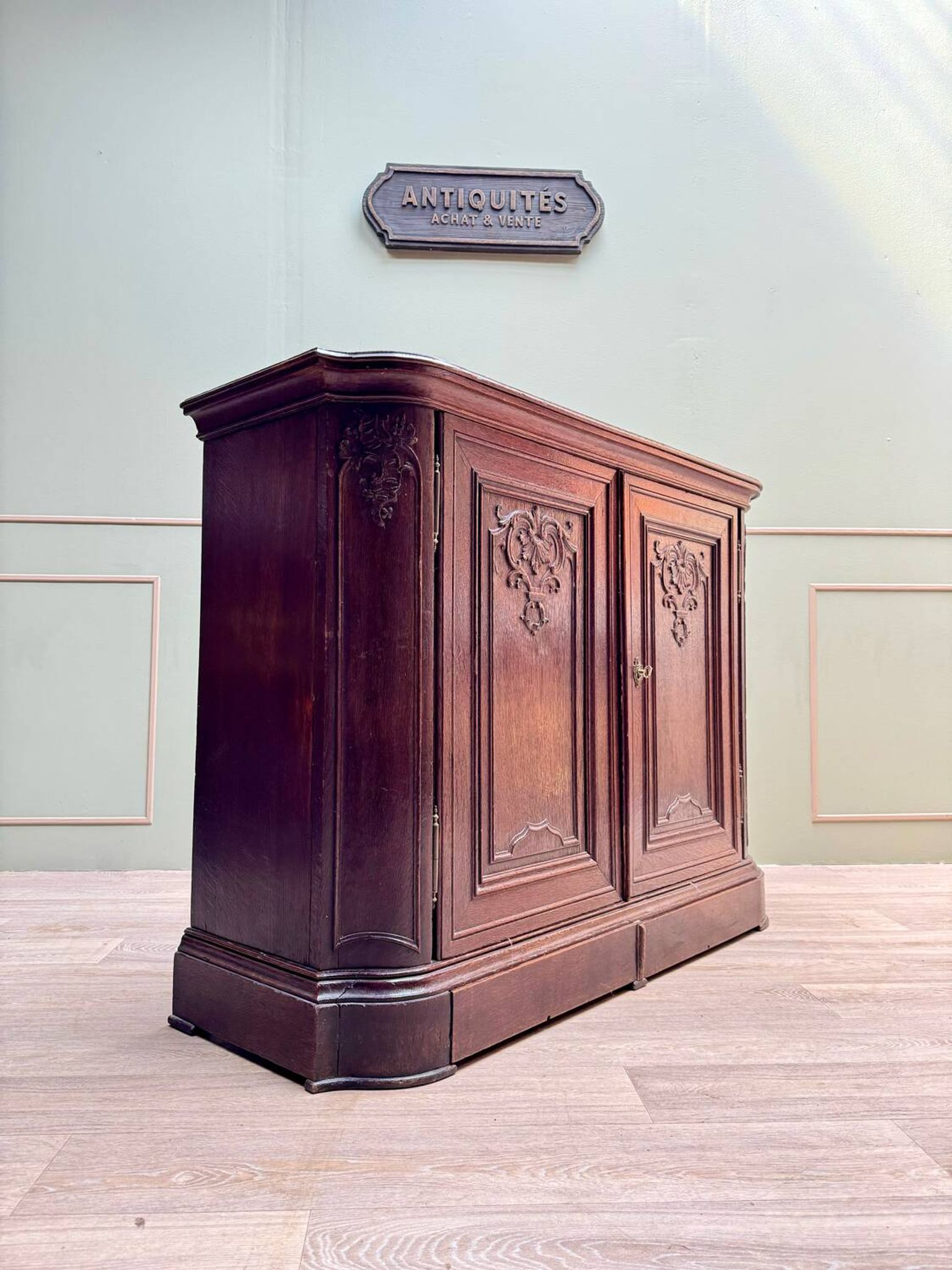 Oak Buffet From Regency Period XVIII Eme Century