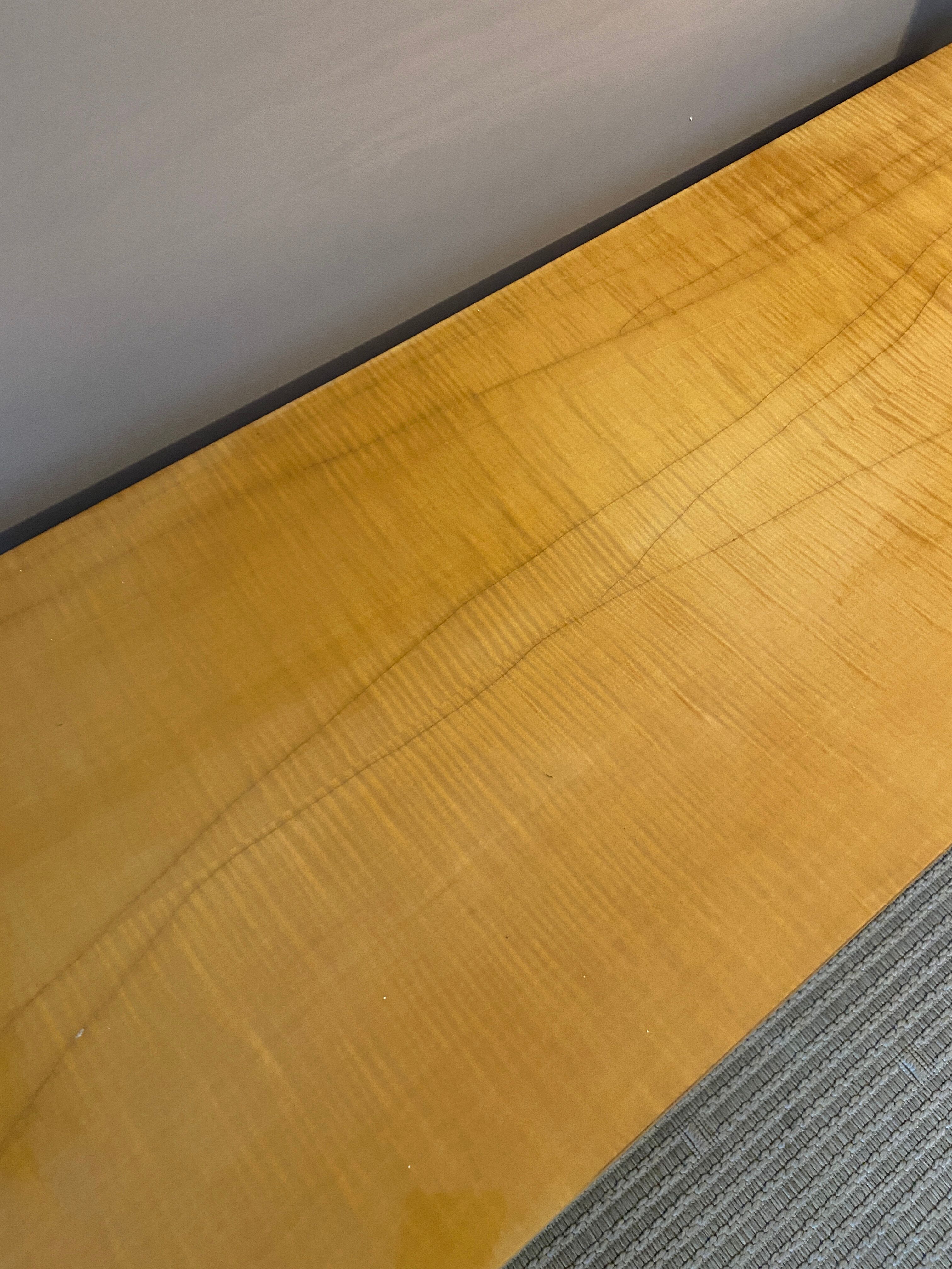 Dressing table in a vintage mirror triptych