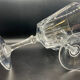 10 vintage crystal glasses
