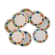 Assiettes plates, faïence de Moselle, Niderviller