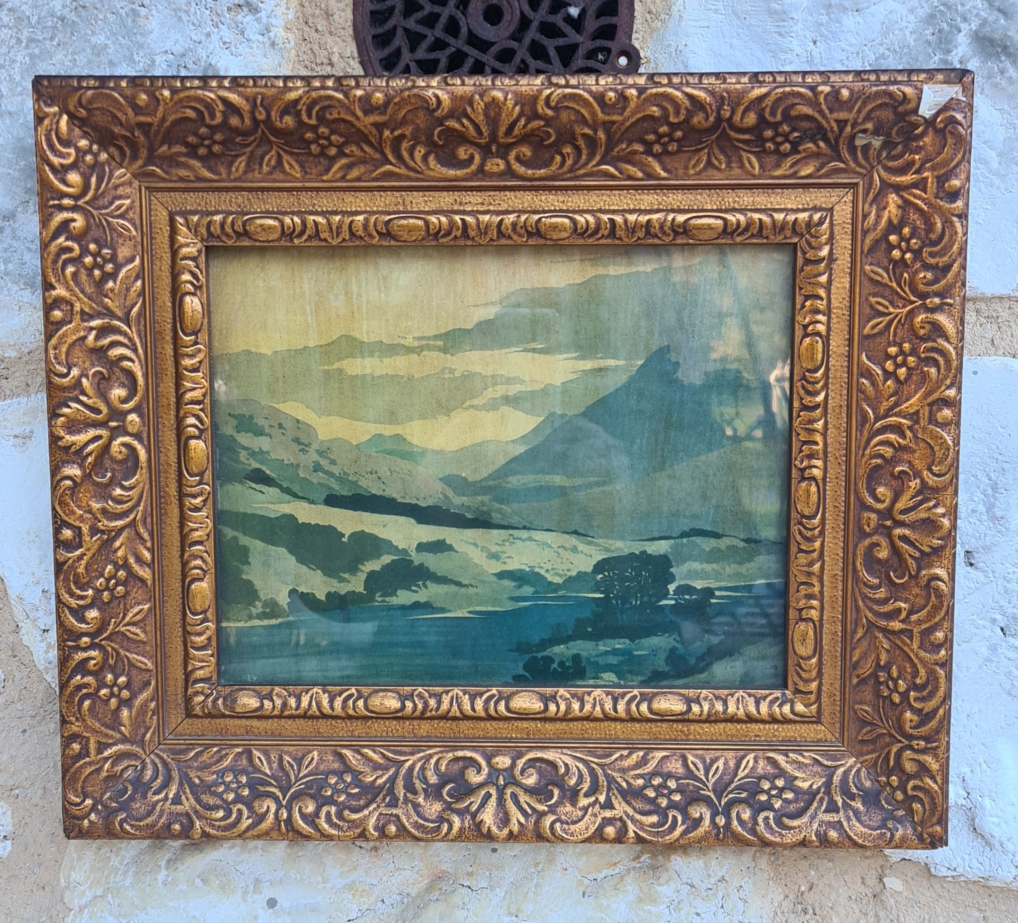 Painting Auguste Rey the landscapes of Scotland