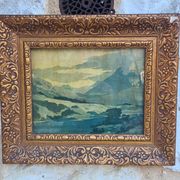 Painting Auguste Rey the landscapes of Scotland