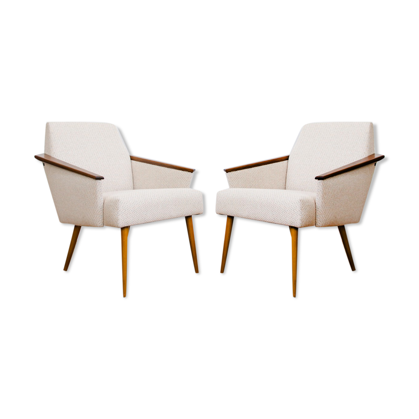 Pair of mid-century armchairs