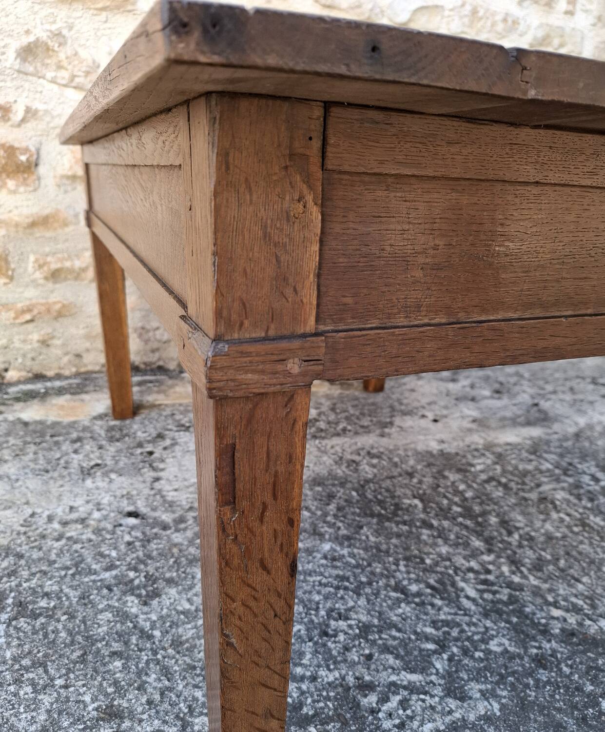 Table basse en chêne