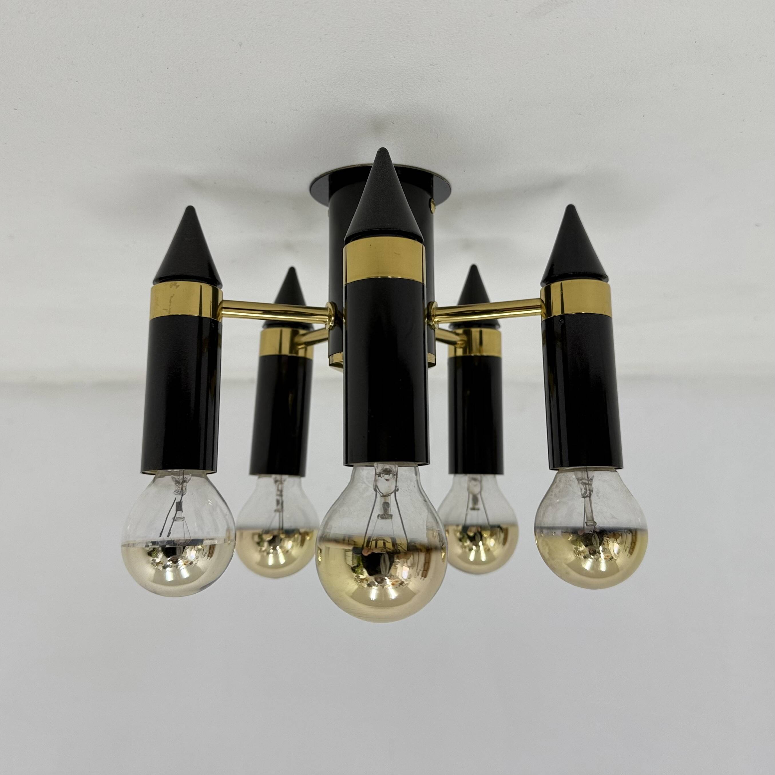 Plafonnier vintage Schmitz leuchten, Allemagne 1970