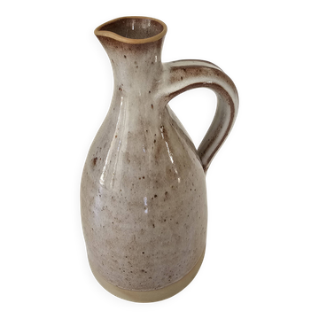 Pichet en céramique signé Roger Jacques (Saint amand Puisaye) 22.5cm