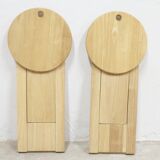 Pair of Adrian Reed folding stools from the 80s