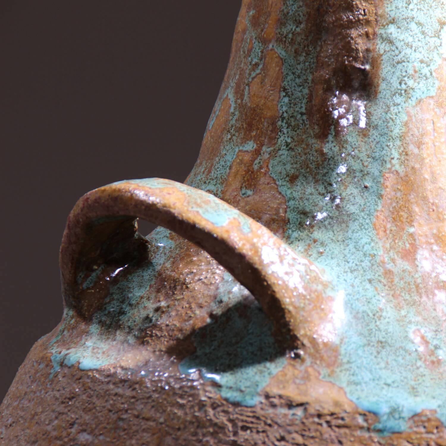 Unique Ceramic Sculpture – Large Floor Vase | Germany 1971