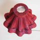 Brass lamp and silk lampshade