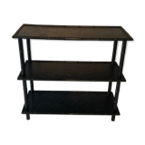 Vintage bamboo black shelf