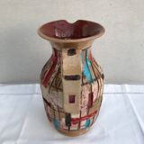 Ancien pichet céramique beige