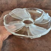 Original crystal compartment dish