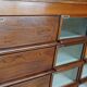 Vintage Dutch Oak / Mahogany Haberdashery Shop Cabinet, 1930s